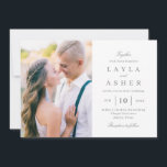 Eenvoudig United Photo Wedding Invitation SUN Kaart<br><div class="desc">Modern ontwerp van © berrysnoot. Afdrukbare digitale bestanden en overeenkomende objecten zijn beschikbaar! Bezoek onze website op www.berryberrysweet.com voor meer informatie!</div>