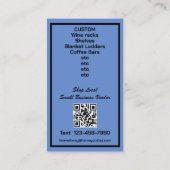 Eenvoudig uw aangepaste foto-Visitekaartje Visitekaartje (Achterkant)