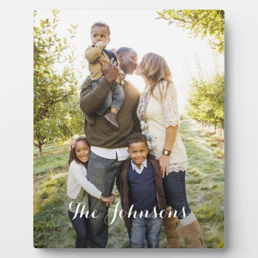 Eenvoudig uw aangepaste Plaque Fotoplaat (Voorkant)