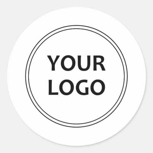 Eenvoudig UW aangepaste zakelijke sticker voor LOG (Voorkant)