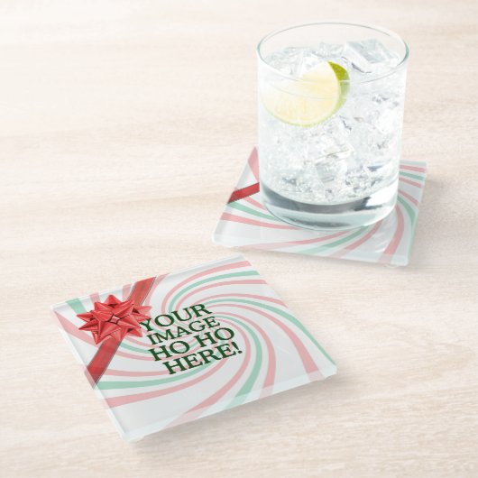 Eenvoudig uw eigen ontwerp in één stap glazen onderzetter (Schuin)