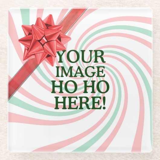 Eenvoudig uw eigen ontwerp in één stap glazen onderzetter (Voorkant)