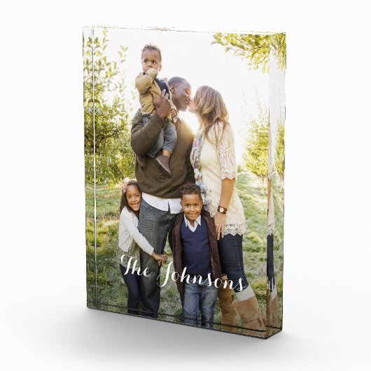 Eenvoudig uw gepersonaliseerd acrylfotoblok fotoblokken (Rechts)