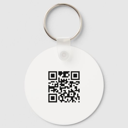 Eenvoudig Uw Logo- en QR-code gaat hier Aangepast Sleutelhanger (Achterkant)