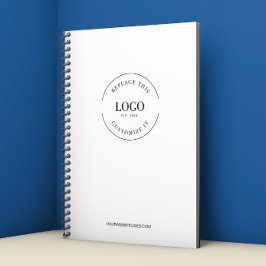 Eenvoudig Uw Logo en website Promotie Business Notitieboek