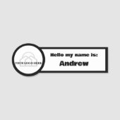Eenvoudig uw Logo Hallo Naamplaatje (Voorkant)