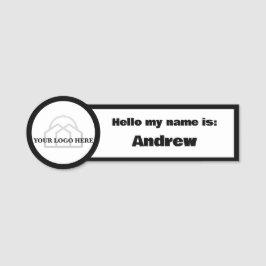 Eenvoudig uw Logo Hallo Naamplaatje