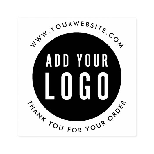 Eenvoudig Uw Logo website toevoegen Business Bedan Rubberstempel (Afrduk)