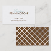 Eenvoudig uw Moderne Roepende Kaart of Visitekaart Contactkaartje (Voorkant / Achterkant)