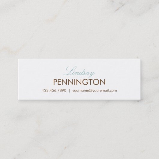 Eenvoudig uw Moderne Roepende Kaarten van het Skin Contactkaartje (Voorkant)