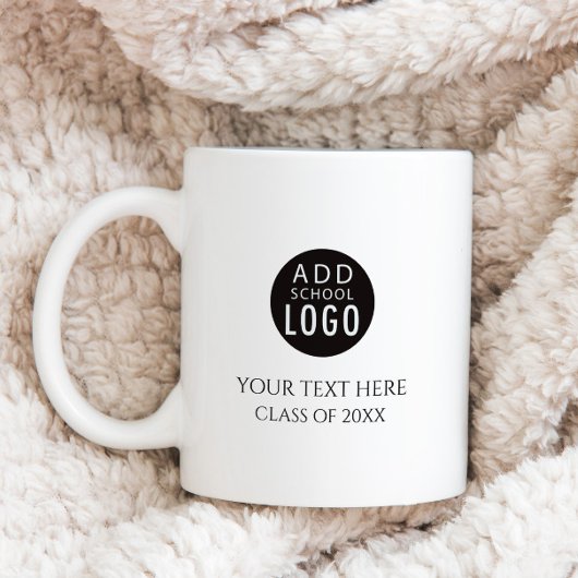 Eenvoudig uw school Logo Afstuderen Koffiemok