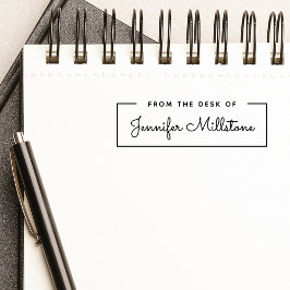 Eenvoudig van het bureau van de Naam van het Manus Zelfinktende Stempel