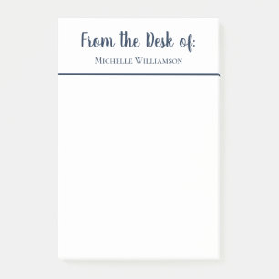 Eenvoudig van het bureau van Elegant Script Post-it® Notes