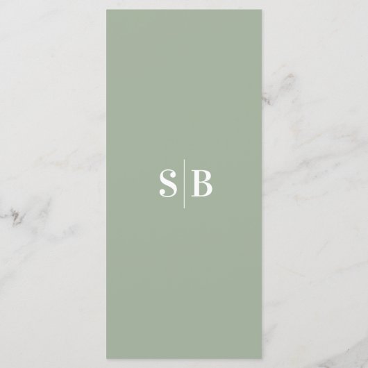 Eenvoudig, vast kleurloos, lichtgroen wlijnmenu me menu (Achterkant)