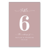 Eenvoudig, vast, robuust, krachtig, roze huwelijk kaart (Voorkant)