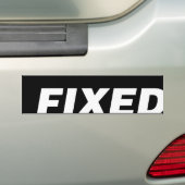 Eenvoudig vast vistuig - Bike Decal - Kleur aanpas Bumpersticker (Op auto)