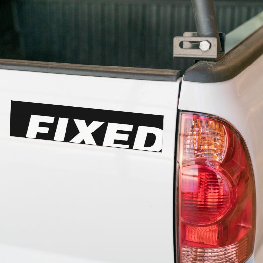 Eenvoudig vast vistuig - Bike Decal - Kleur aanpas Bumpersticker (Op Truck)