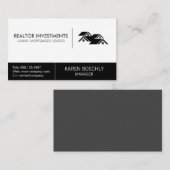 Eenvoudig Vastgoedmakelaar voor Bedrijven Visitekaartje (Voorkant / Achterkant)