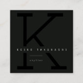 Eenvoudig veelvoudig veelvoudig veelvoudig modern  vierkante visitekaartje (Voorkant)