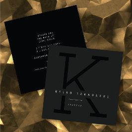 Eenvoudig veelvoudig veelvoudig veelvoudig modern  vierkante visitekaartje