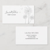 Eenvoudig ventilatorfilter in windgebeurtenissenpl visitekaartje (Voorkant / Achterkant)