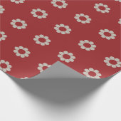 Eenvoudig ventilatorpatroon herstellen | Kerstrood Cadeaupapier (Hoek)