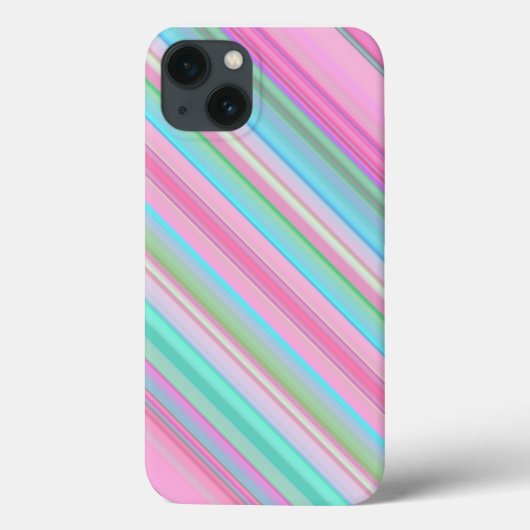 Eenvoudig verbluffende stripes-roze Case-Mate iPhone case (Achterkant)