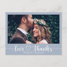 Eenvoudig verbond met legant bedankt Foto Briefkaa Briefkaart