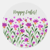 Eenvoudig vergeet me niet bloemen Paasse Sticker (Voorkant)