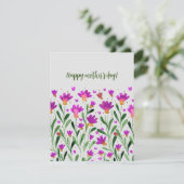 Eenvoudig vergeet me niet de Moederdag Kaart (Staand voorkant)