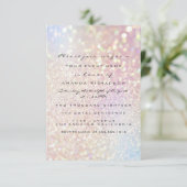 Eenvoudig Verjaardags Bruidsroos Goud Drips Glitte Kaart (Staand voorkant)