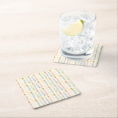 Eenvoudig verjaardagskaarsenfeest kartonnen onderzetters (Insitu)