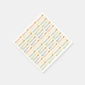 Eenvoudig verjaardagskaarsenfeest servet (Hoek)