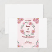 Eenvoudig verliefd: een dag van blozen en gelukzal kaart (Voorkant / Achterkant)