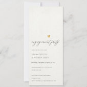 EENVOUDIG Verloving VOOR GRIJZEN VAN GOLD Kaart (Voorkant)