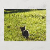Eenvoudig 'Vermiste u'-Briefkaart * Briefkaart (Voorkant)