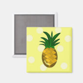 Eenvoudig verse ananas magneet (Voorkant / Achterkant)