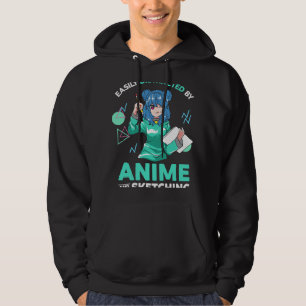 Eenvoudig verstoord door Anime en Sketching Anime Hoodie