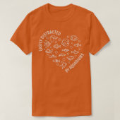 Eenvoudig verstoord door aquariums Hart waar ik va T-shirt (Design voorkant)