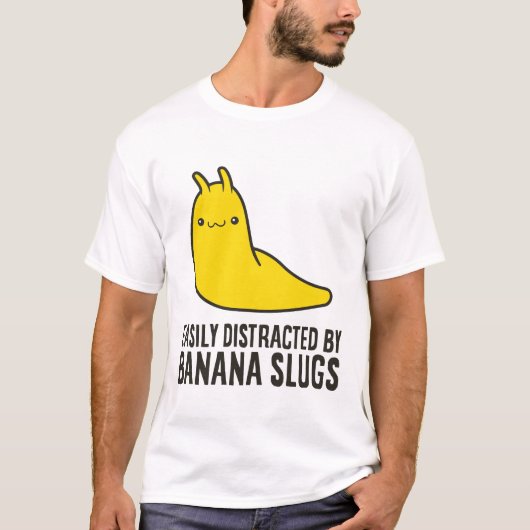 Eenvoudig verstoord door bananenslijmen t-shirt (Voorkant)