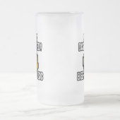 Eenvoudig verstoord door bier en muziek matglas bierpul (Center)