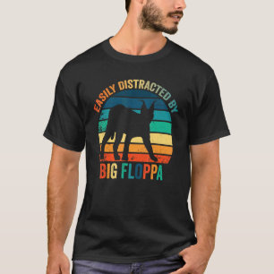 Eenvoudig verstoord door Big Floppa Big Meme Carac T-shirt