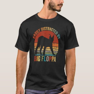 Eenvoudig verstoord door Big Floppa Big Meme Carac T-shirt
