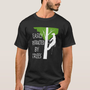 Eenvoudig verstoord door bomen die ironisch zijn,  t-shirt