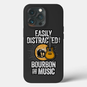 Eenvoudig verstoord door Bourbon en Music Hoesje-M Case-Mate iPhone Case