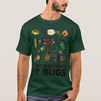 Eenvoudig verstoord door Bugs Insects Science Inse T-shirt
