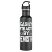 Eenvoudig verstoord door chemie - grappige chemicu waterfles  (Voorkant)