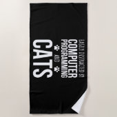 Eenvoudig verstoord door computerprogrammering en  strandlaken (Voorkant)