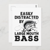 Eenvoudig verstoord door de grote zeebaars briefkaart (Voorkant / Achterkant)