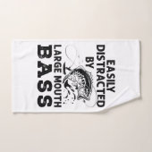 Eenvoudig verstoord door de grote zeebaars handdoek (Handdoek)